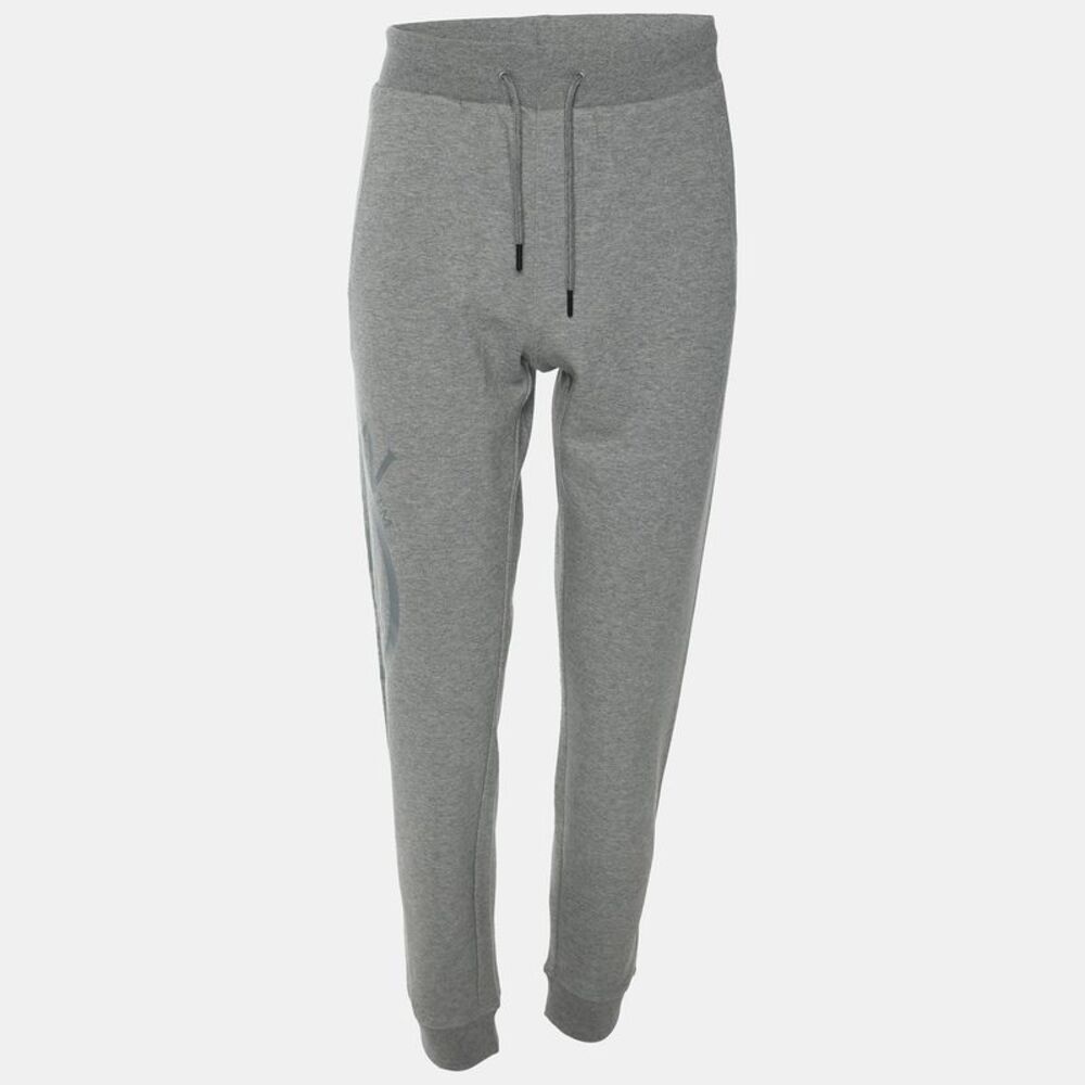 Plein Grey Jersey Logo Print Jogger Pants L